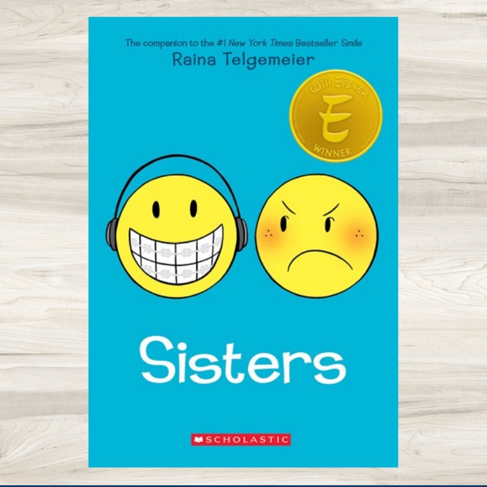“SISTERS” book by Raina Telgemeier